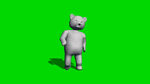 可爱小熊绿屏抠像视频素材