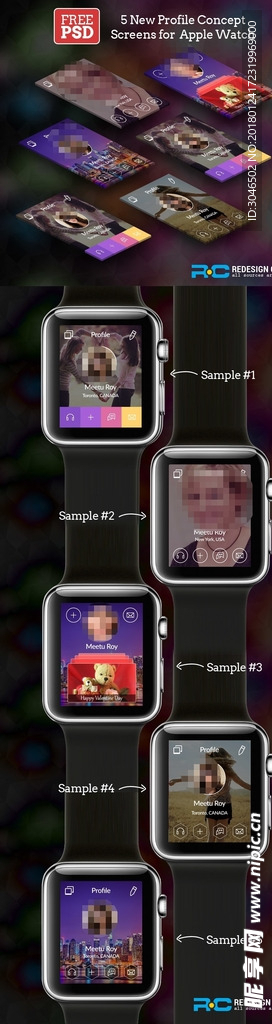 apple-watch界面UI