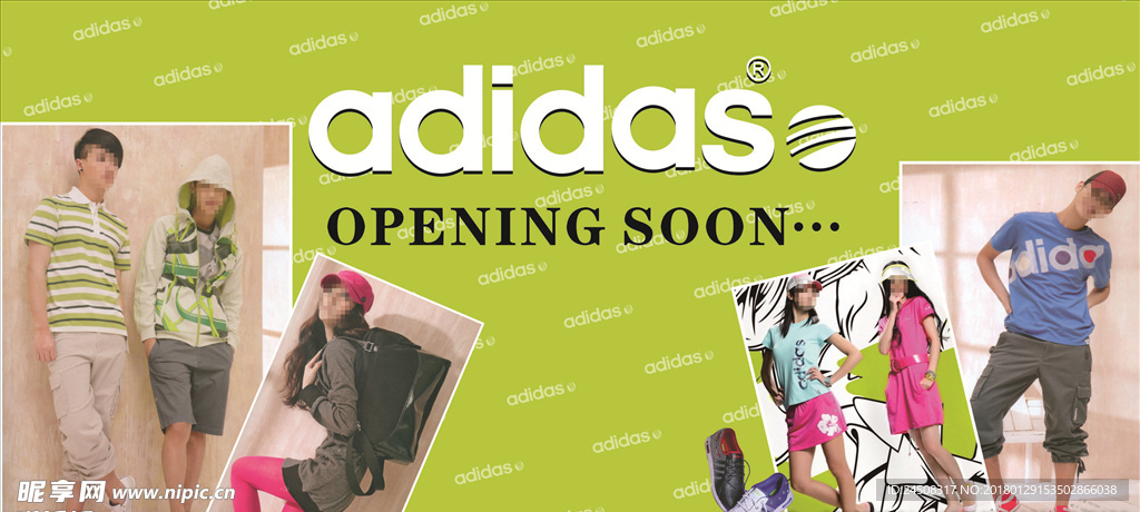 Adidas阿迪达斯宣传海报