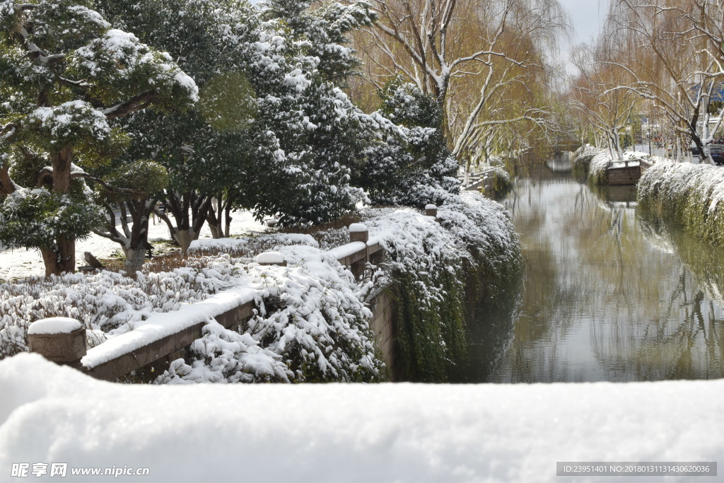 蘇州雪景