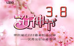 3月8日女神节横版宣传彩页