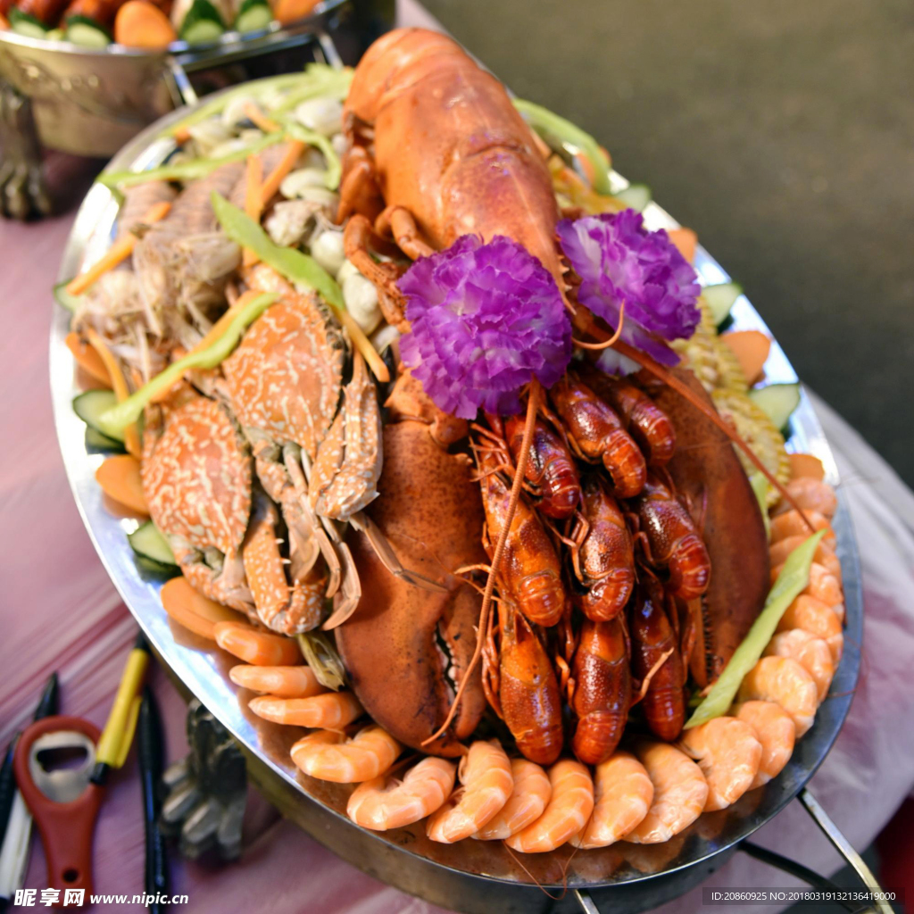 海鮮大餐圖片
