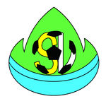 学校足球 logo