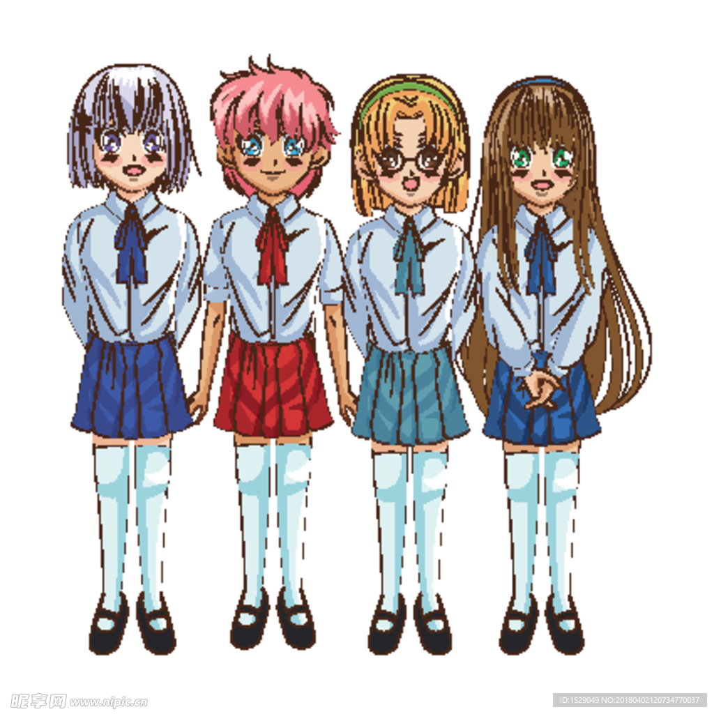 卡通女生