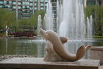 海豚雕塑