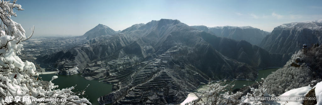 崆峒山雪景
