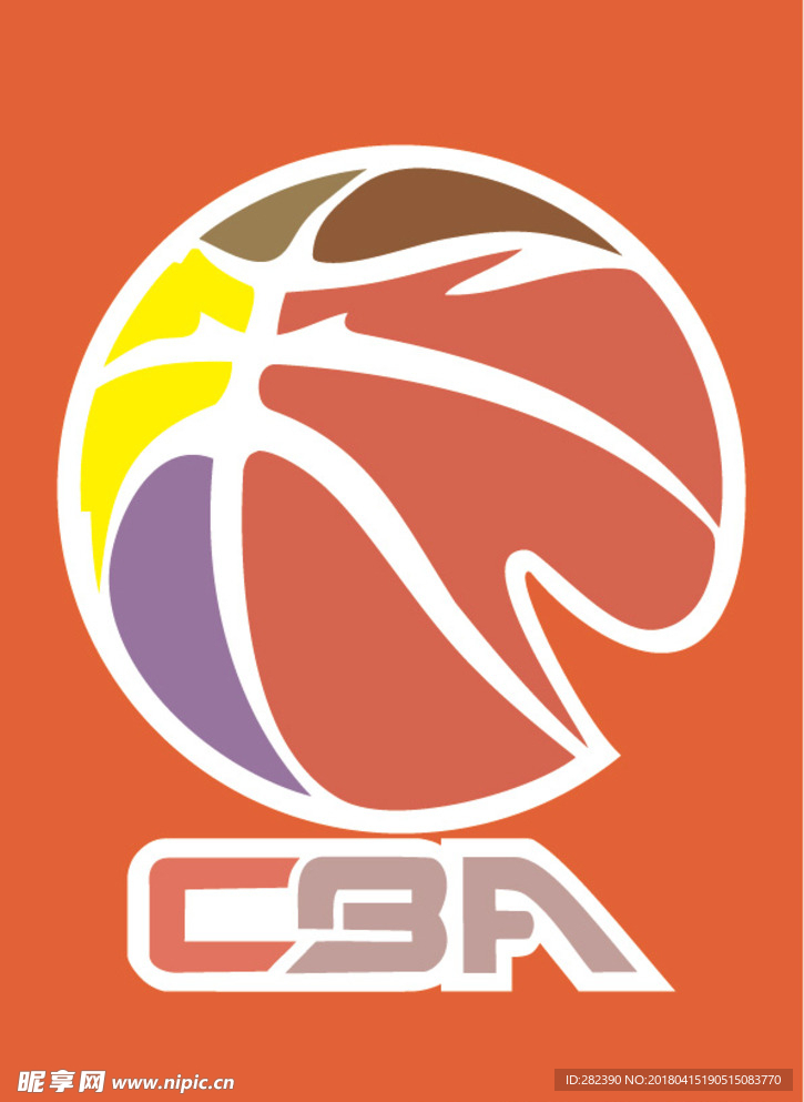 中国男子篮球联赛CBA标志