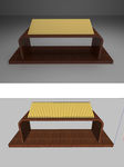 sketchup中式展桌模型