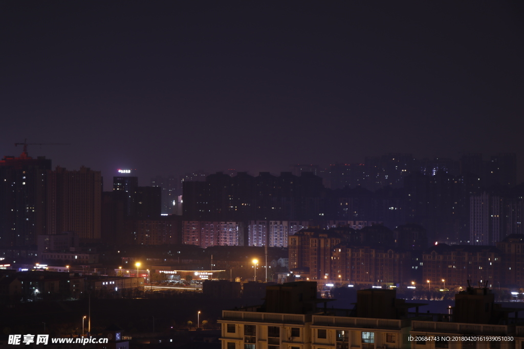 城市 夜間  夜景  城市夜景