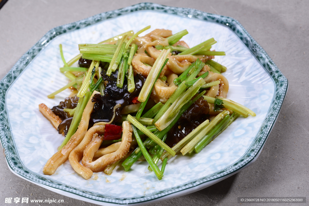 麥芹炒肚絲