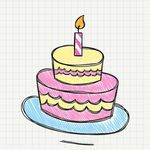 生日蛋糕插图