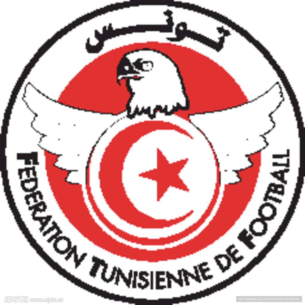 突尼斯国家队标志