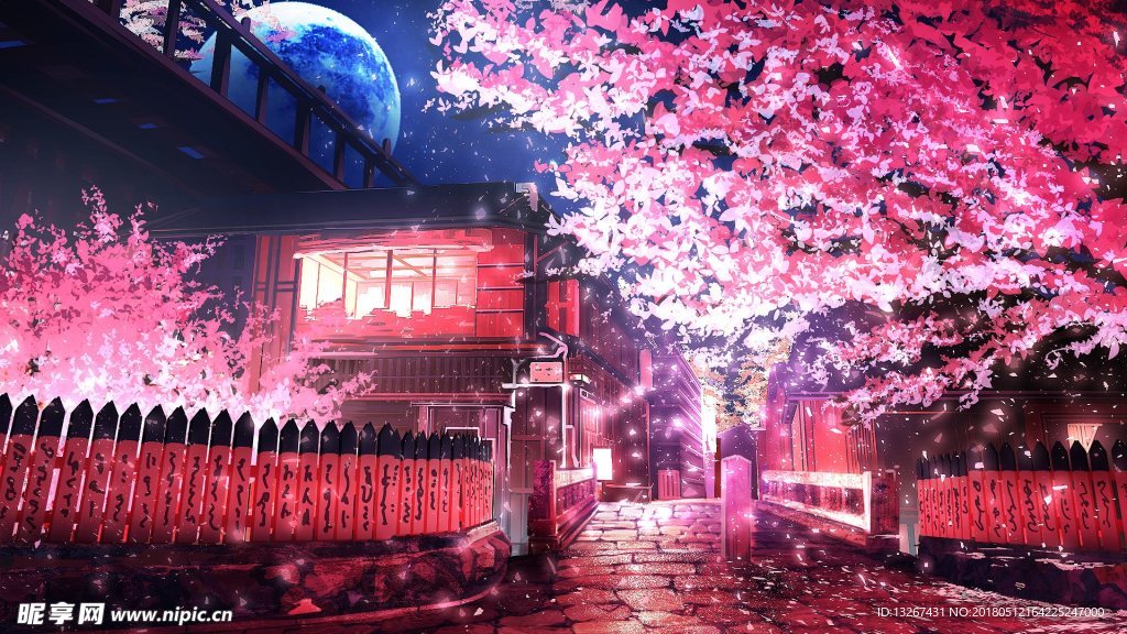 唯美插畫