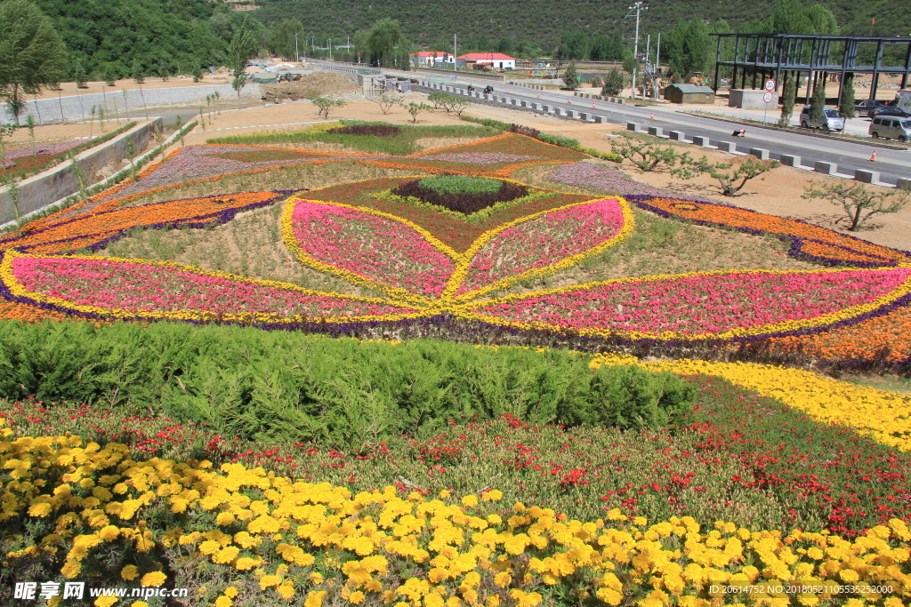公園花壇美景