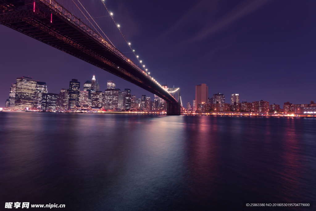 桥 城市 夜景