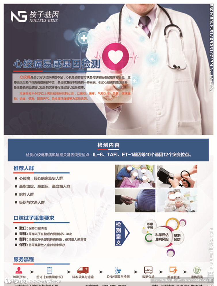 心絞痛易感基因檢測