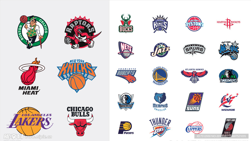 NBA球队标志