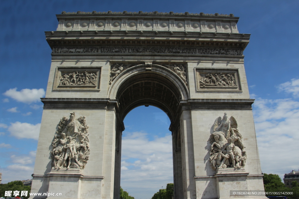 法国 巴黎 凯旋门