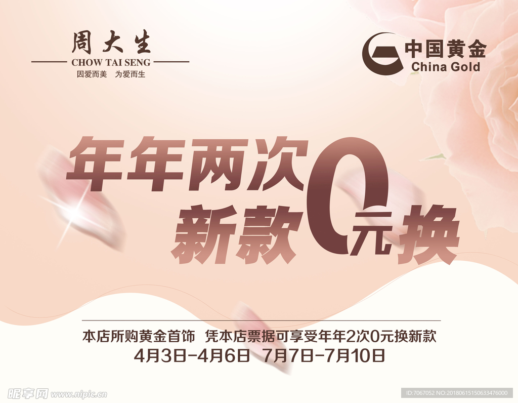 年年兩次0元換