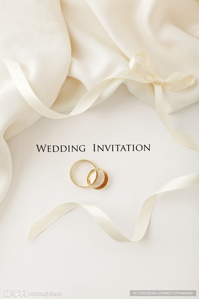 結婚戒指高清攝影圖片