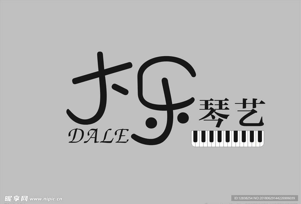 大乐琴艺logo