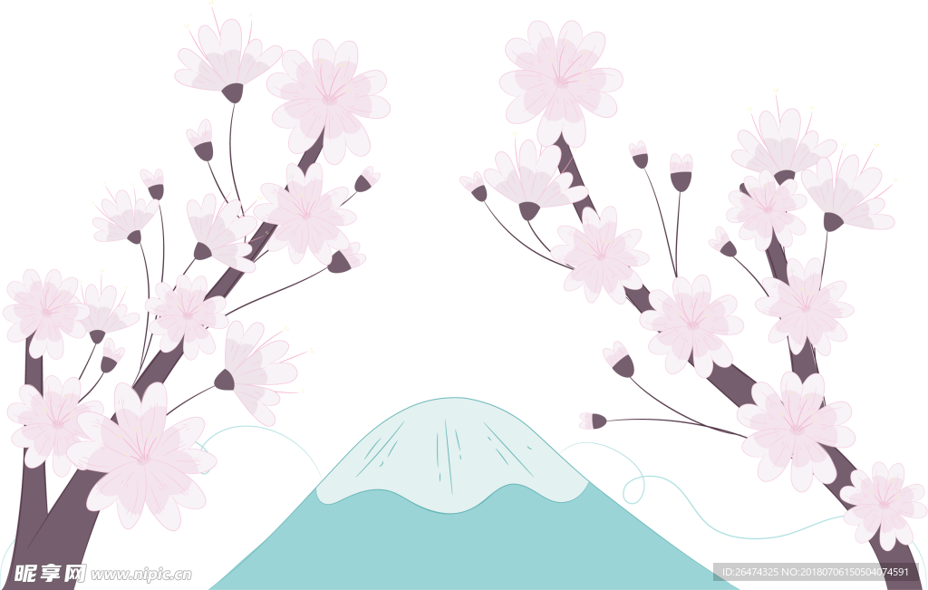 櫻花富士山