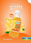 果汁饮料创意海报