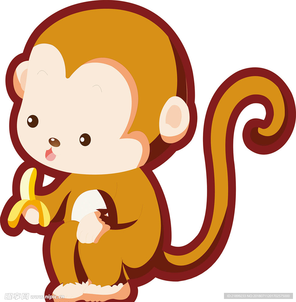 吃東西的小猴