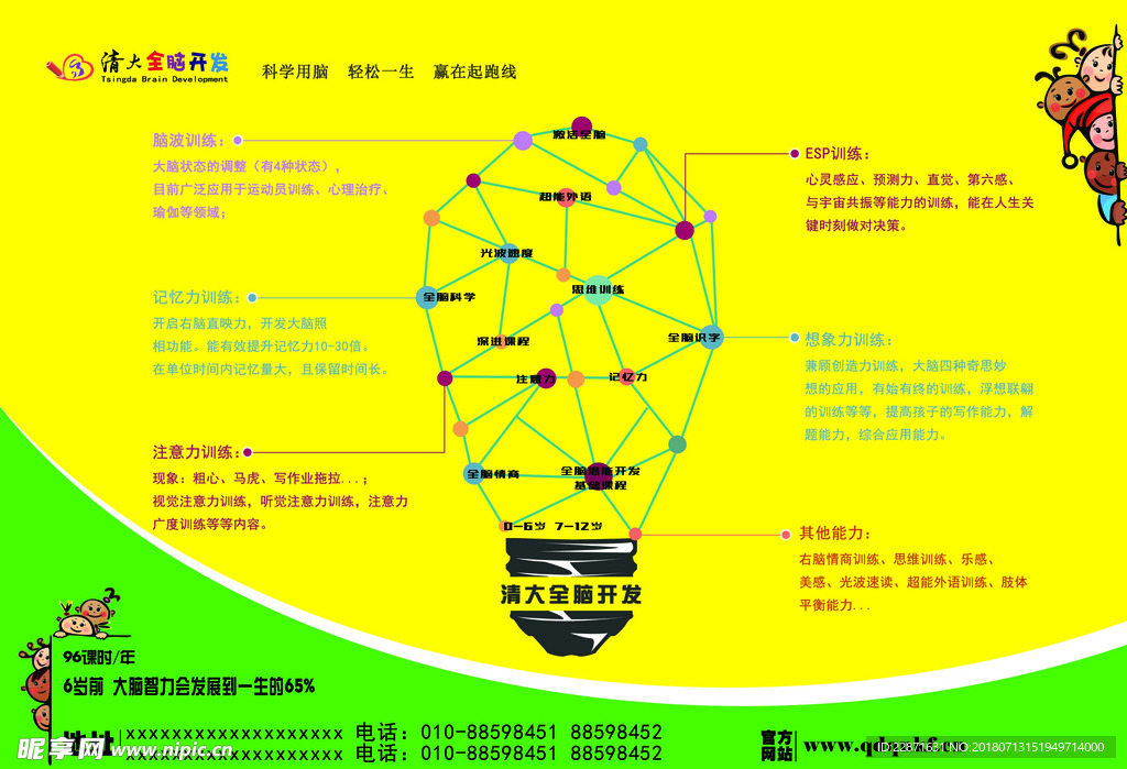 清大全脑开发宣传单