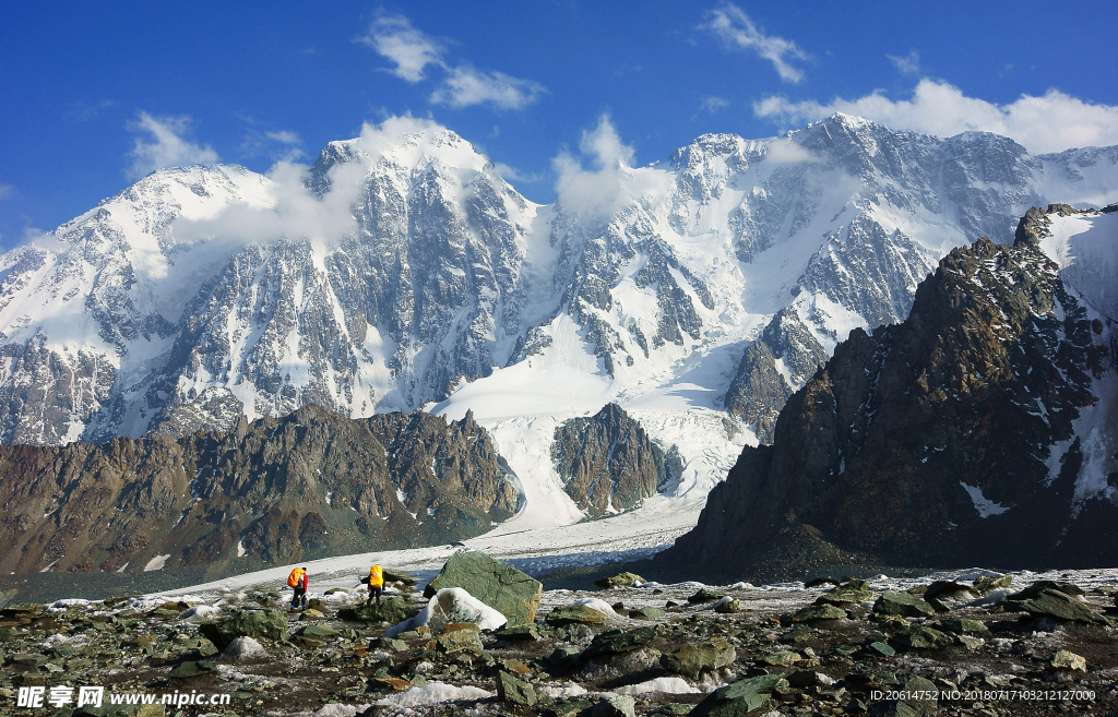 壯麗的雪山風(fēng)景
