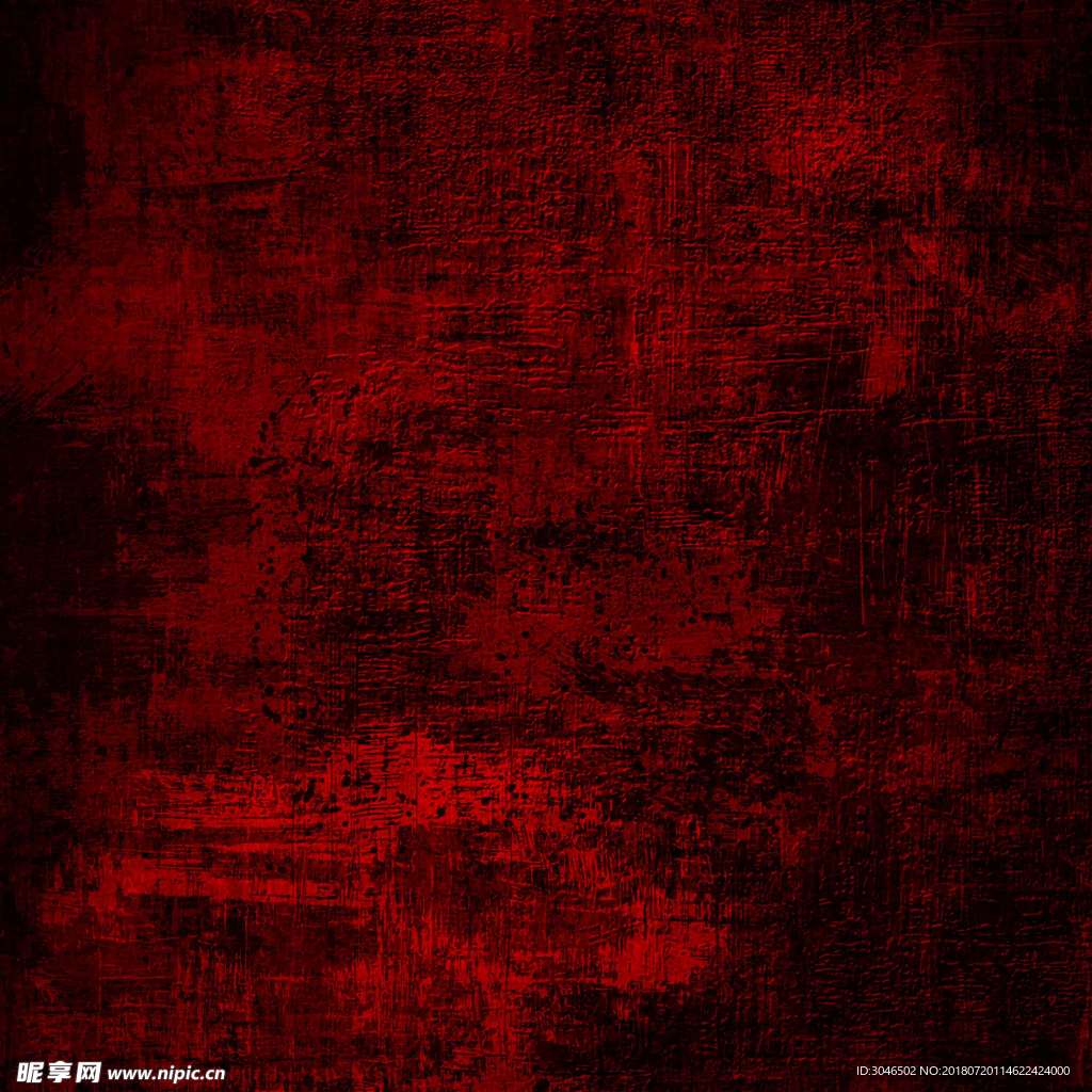 深红色墙面划痕仿古纹理背景素材