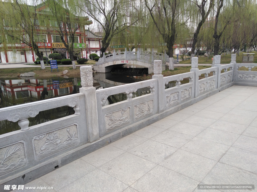 園林欄板石欄板青石地面