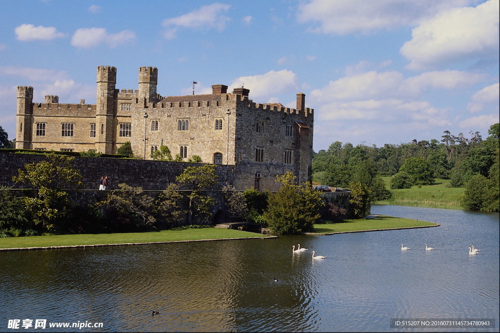 英国城堡 自然景观 环游世界