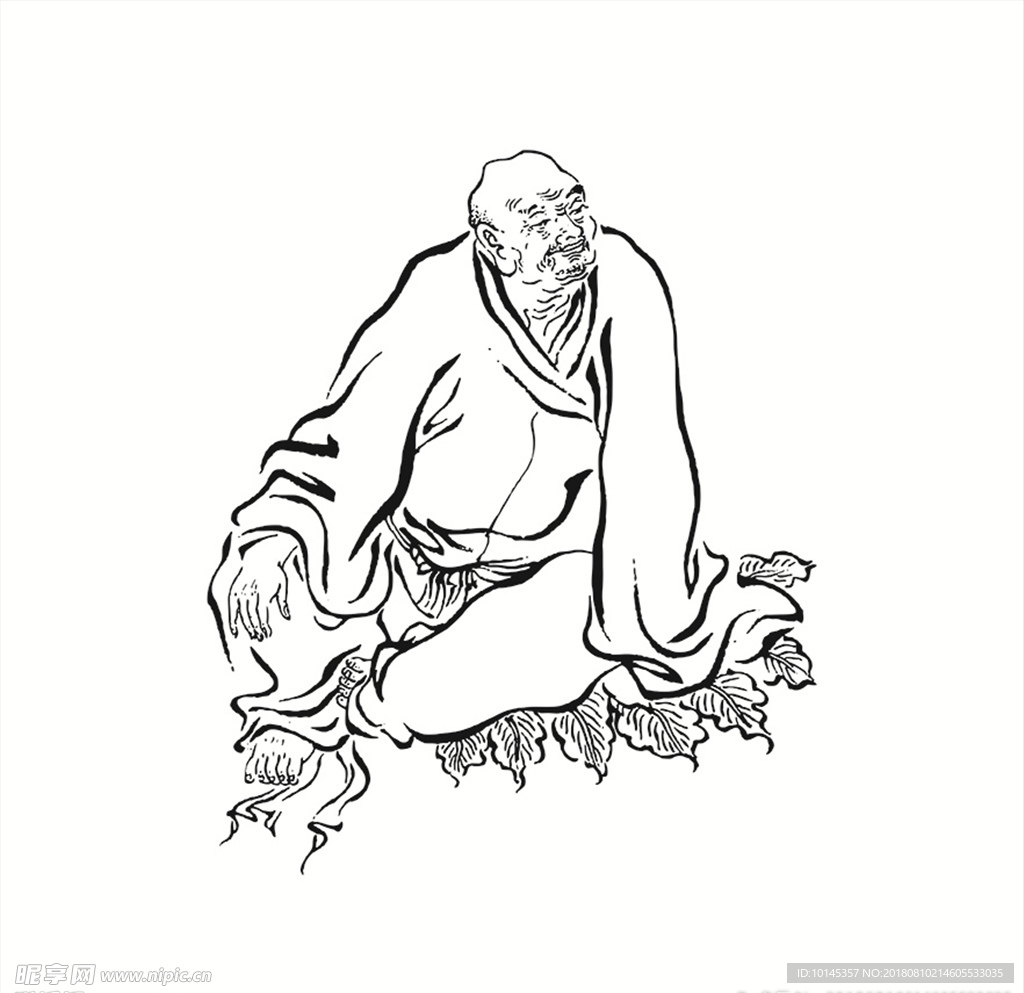 靜坐羅漢