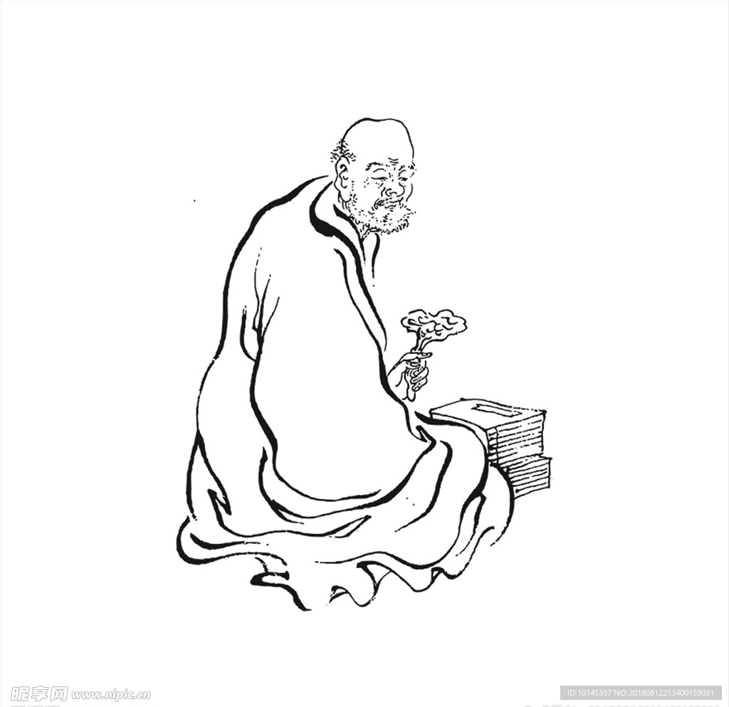 靜坐羅漢