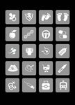 母婴医疗黑色背景图标icon