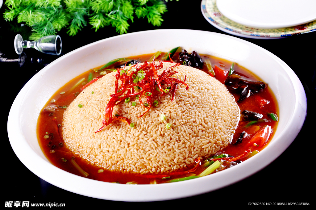 魚香鍋巴  美食 食品 烹飪
