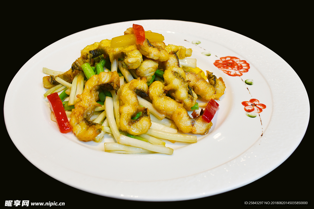 蕎菜炒鱔柳