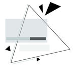 三角形素雅素材 psd格式活图