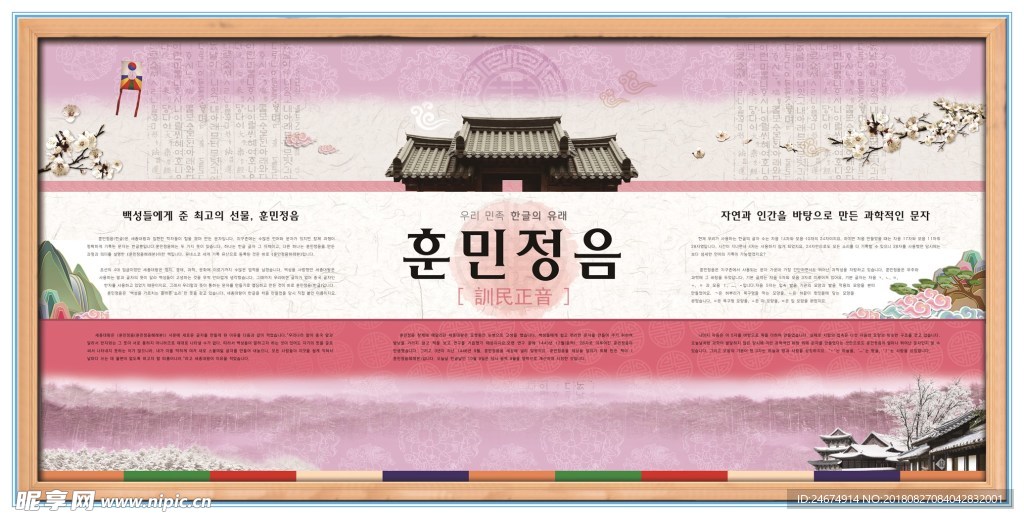 朝鲜族学校展板