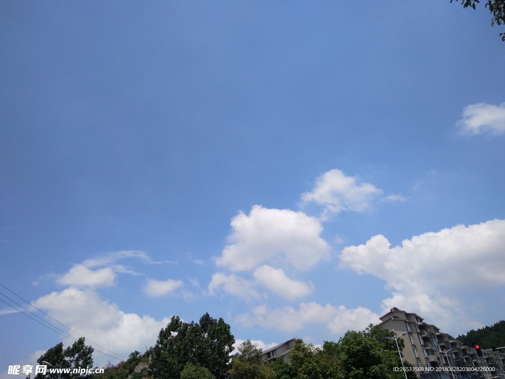 藍天白云朵 藍天白云飛 藍天白