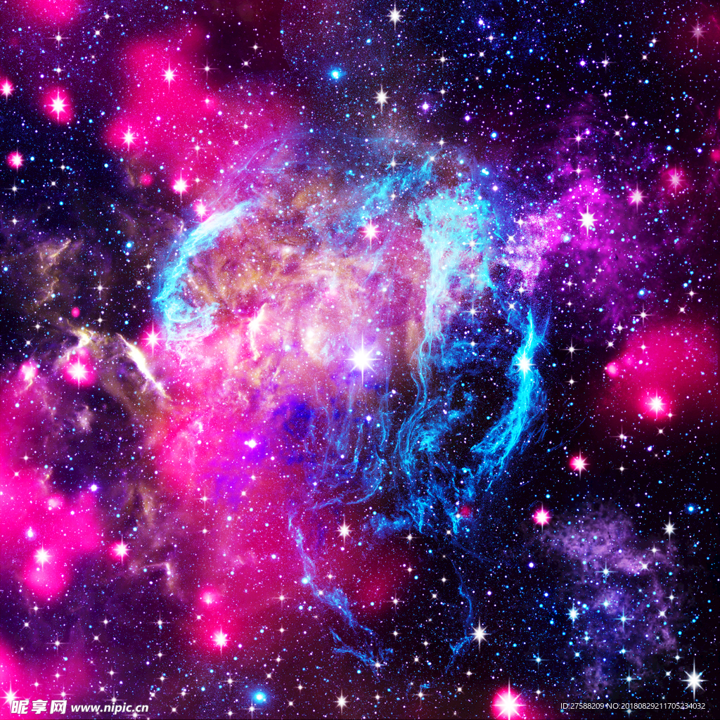 夢幻星空圖片