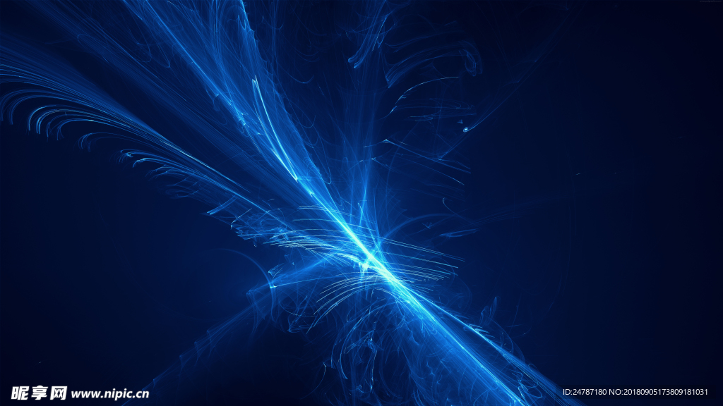 抽象激光光线蓝色背景