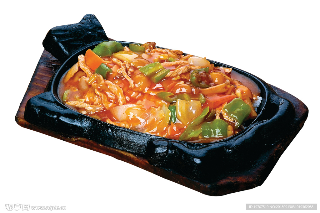 滑菇肉絲飯