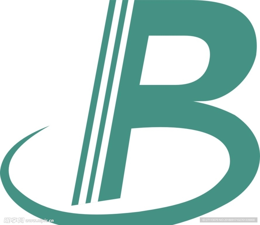 字母B logo