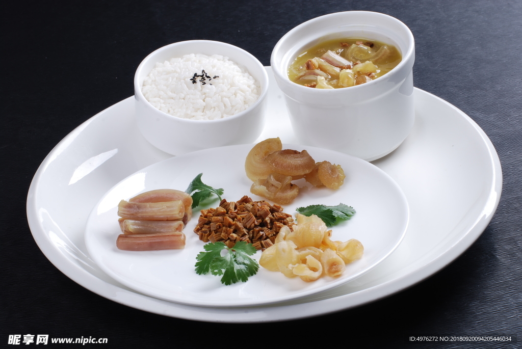 松茸三鞭泡飯