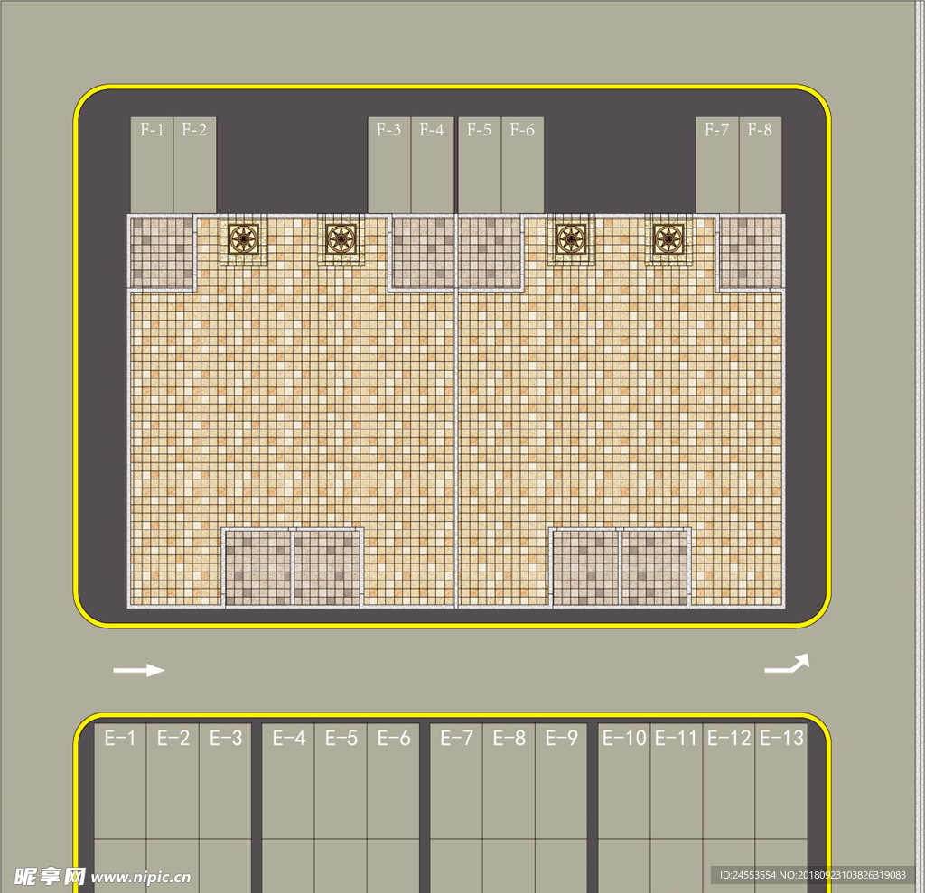 CAD 图纸 模型 AI 砖样