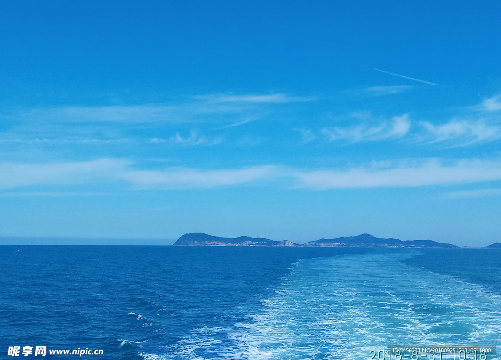 长岛大海蓝天