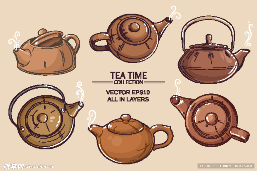 茶具插画
