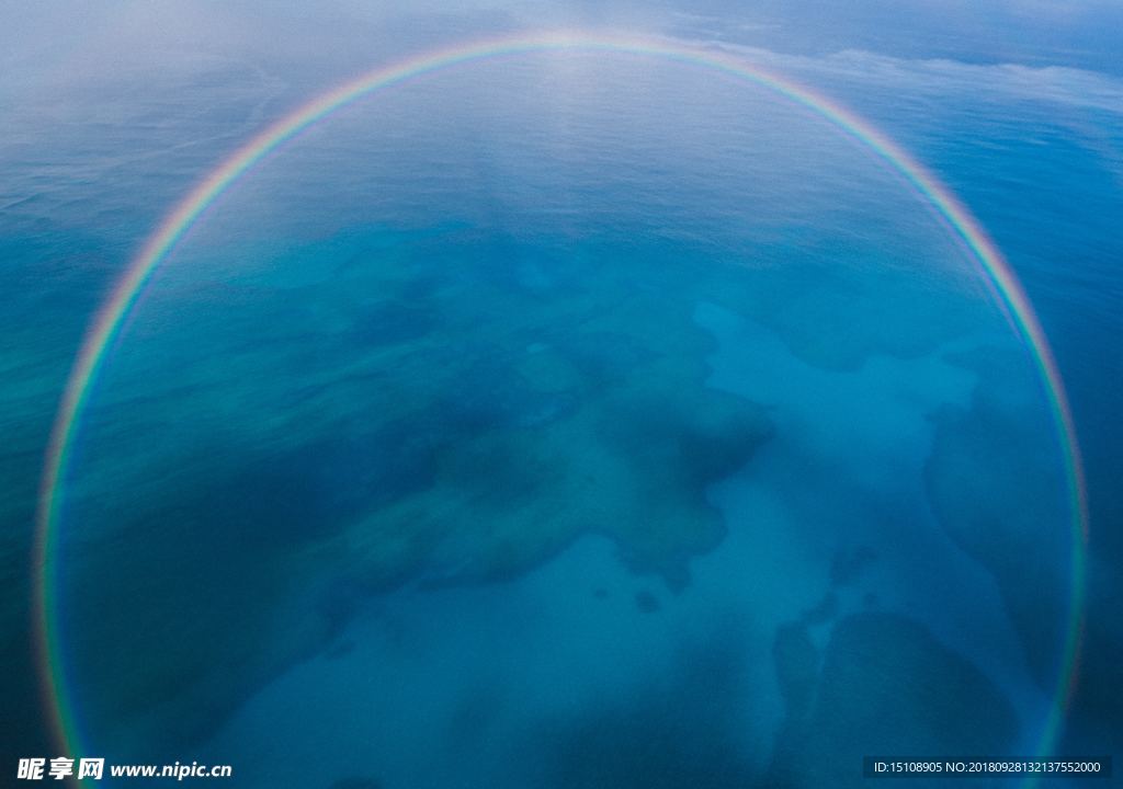 太空中看彩虹